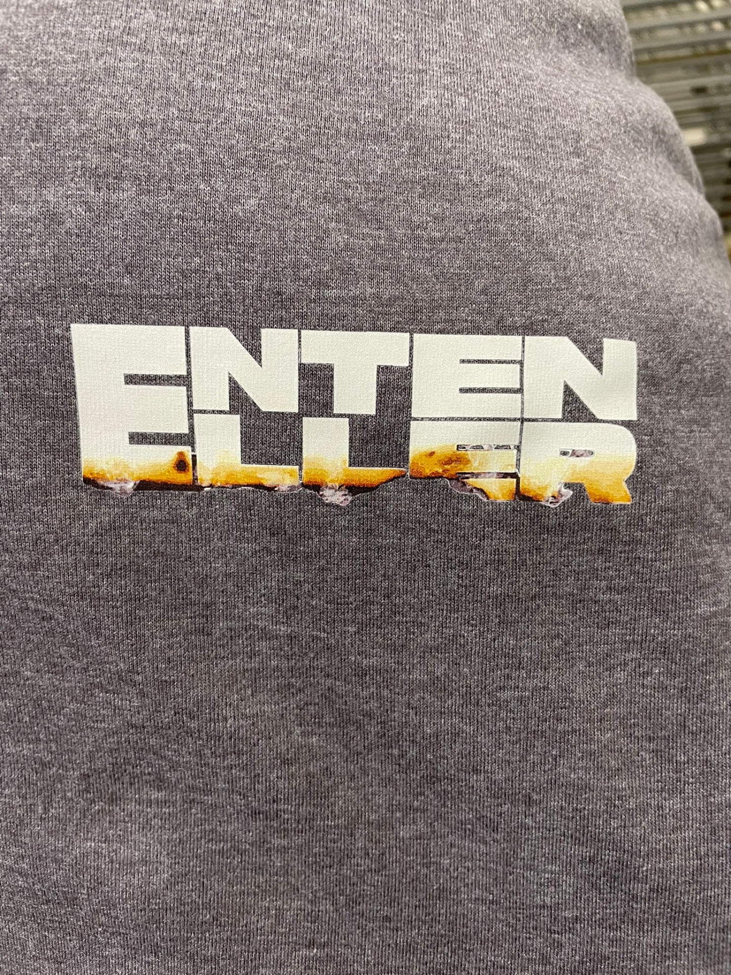 Detaljer i trykk på tekstil